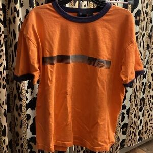 Vibrant Orange NO FEAR Boys Tee with Navy Accents